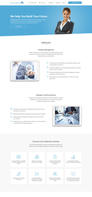 Web Design by vsplch 2 for Castile Consulting | Design: #17392390