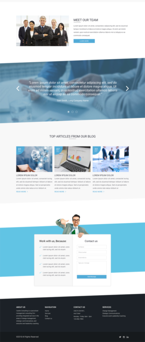 Web Design by vsplch 2 for Castile Consulting | Design: #17392391