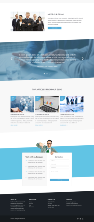 Web Design by vsplch 2 for Castile Consulting | Design: #17411521