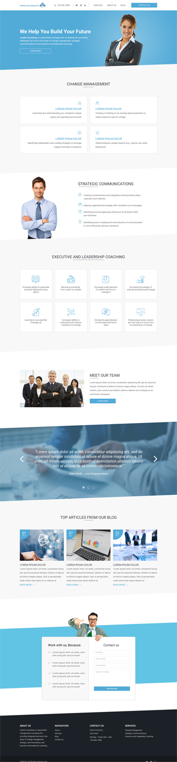 Diseño Web por vsplch 2 para Castile Consulting | Diseño #17416183