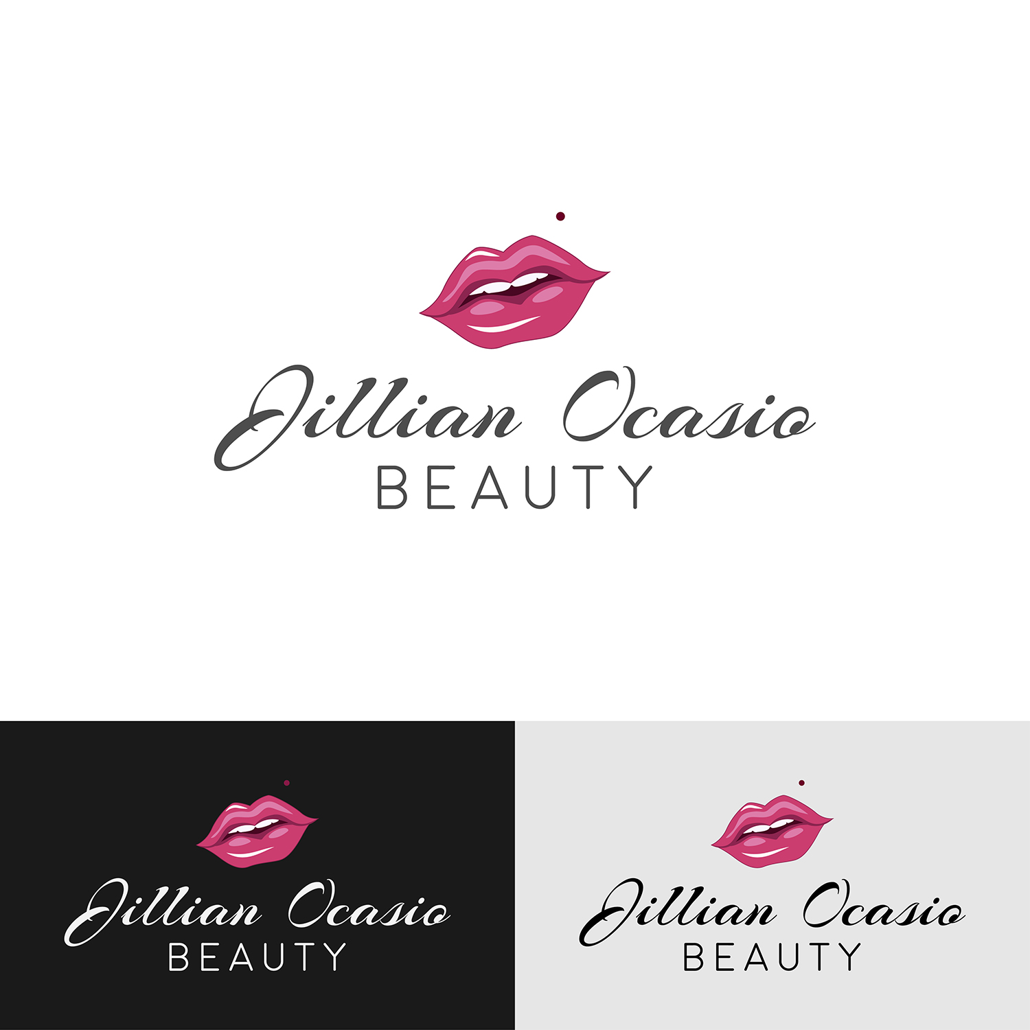 Logo Design by LaVitaBella67 for Jillian Ocasio Beauty LLC | Design #17611318