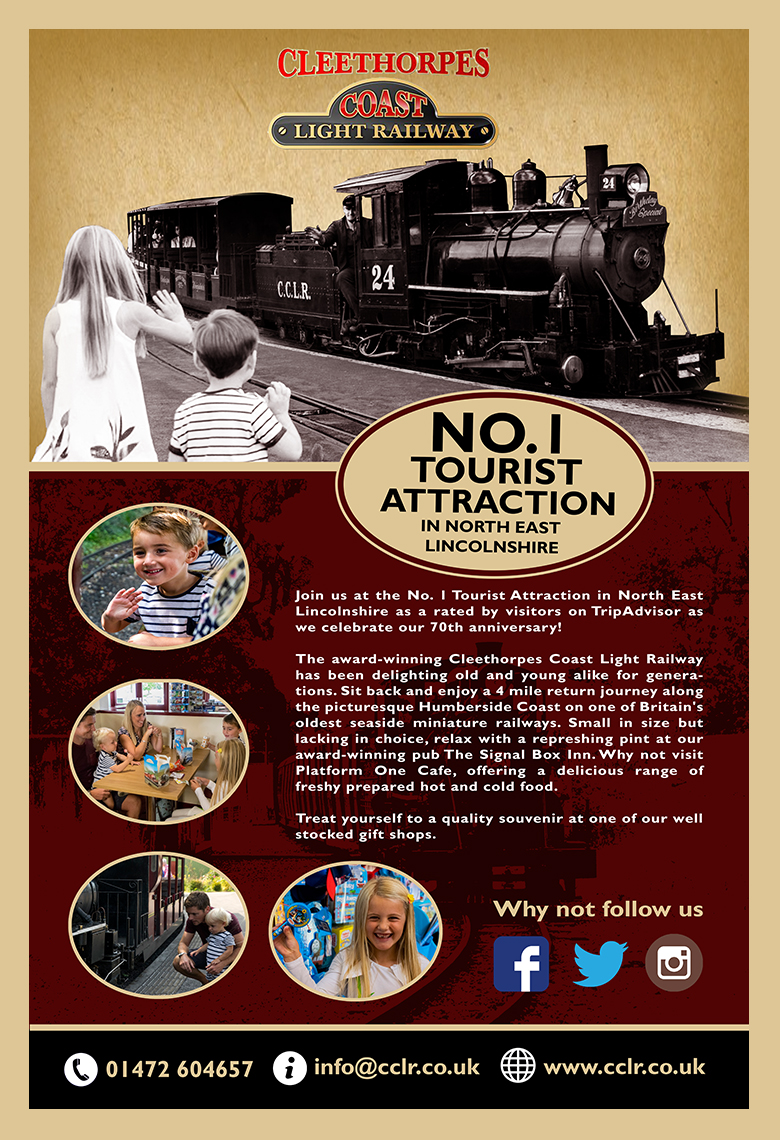 Poster Design by NILDesigns for Cleethorpes Light Railway Ltd | Design #17653631
