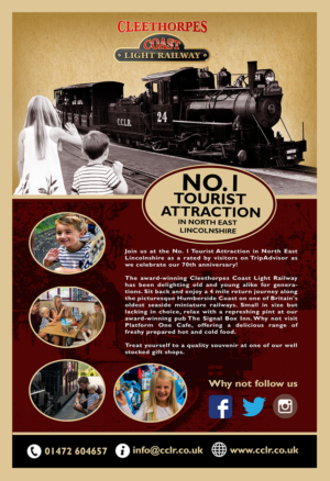 General poster for heritage railway celebrating 70 years  | Poster Design by NILDesigns