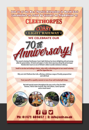 Poster-Design von Deziners Zone für Cleethorpes Light Railway Ltd | Design: #17411625