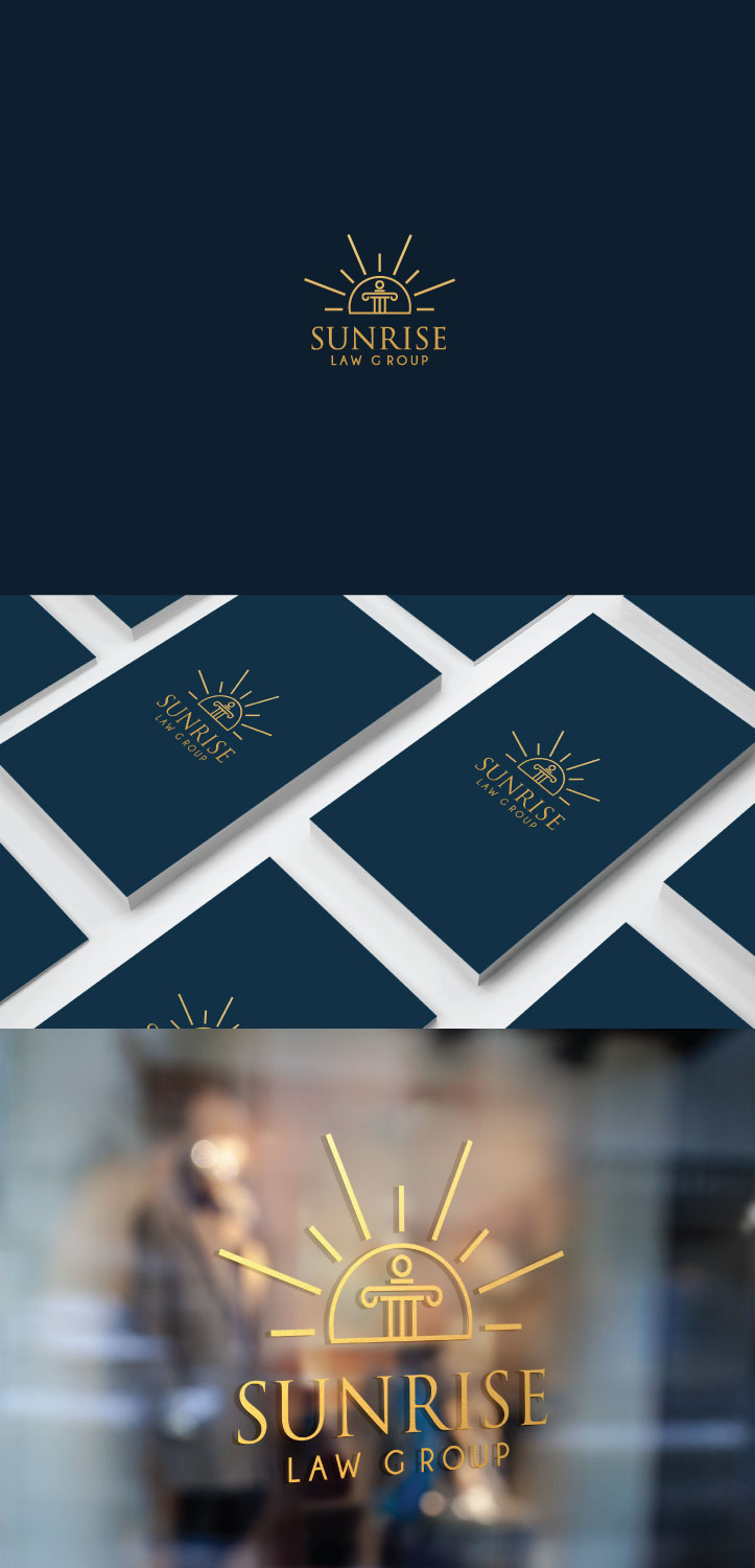 Logo Design by el. for Sunrise Law Group | Design #17380845