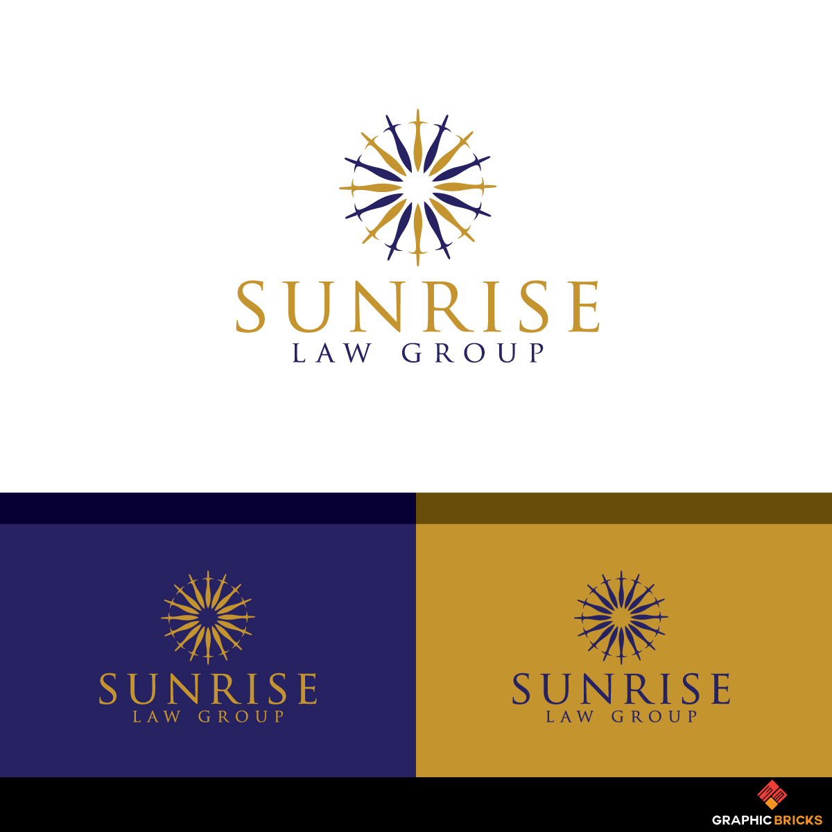 Logo Design by Graphic Bricks for Sunrise Law Group | Design #17387709