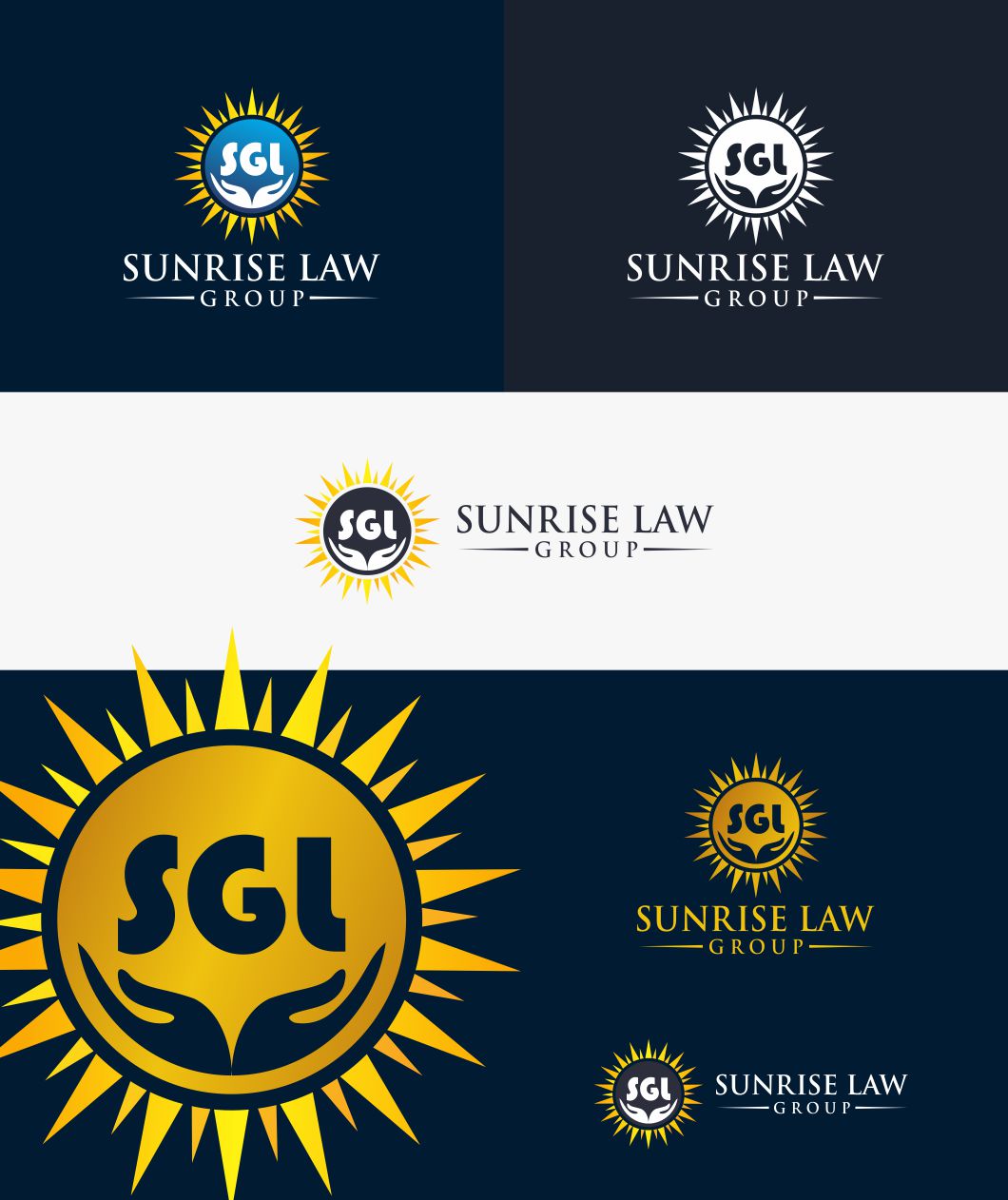 Logo Design by Mariono Fx for Sunrise Law Group | Design #17382524