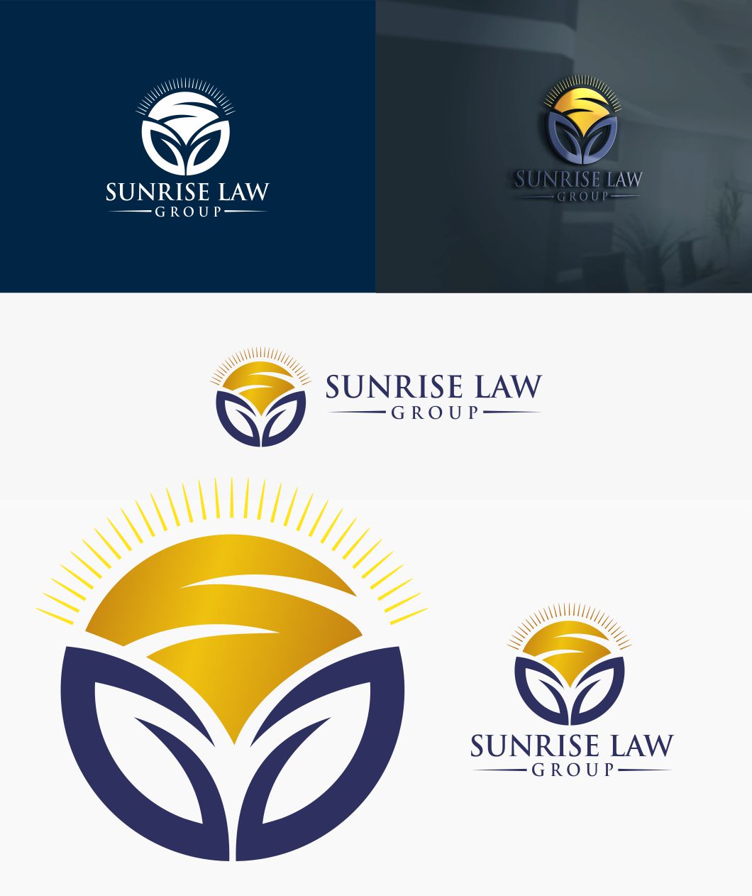 Logo Design by Mariono Fx for Sunrise Law Group | Design #17384208