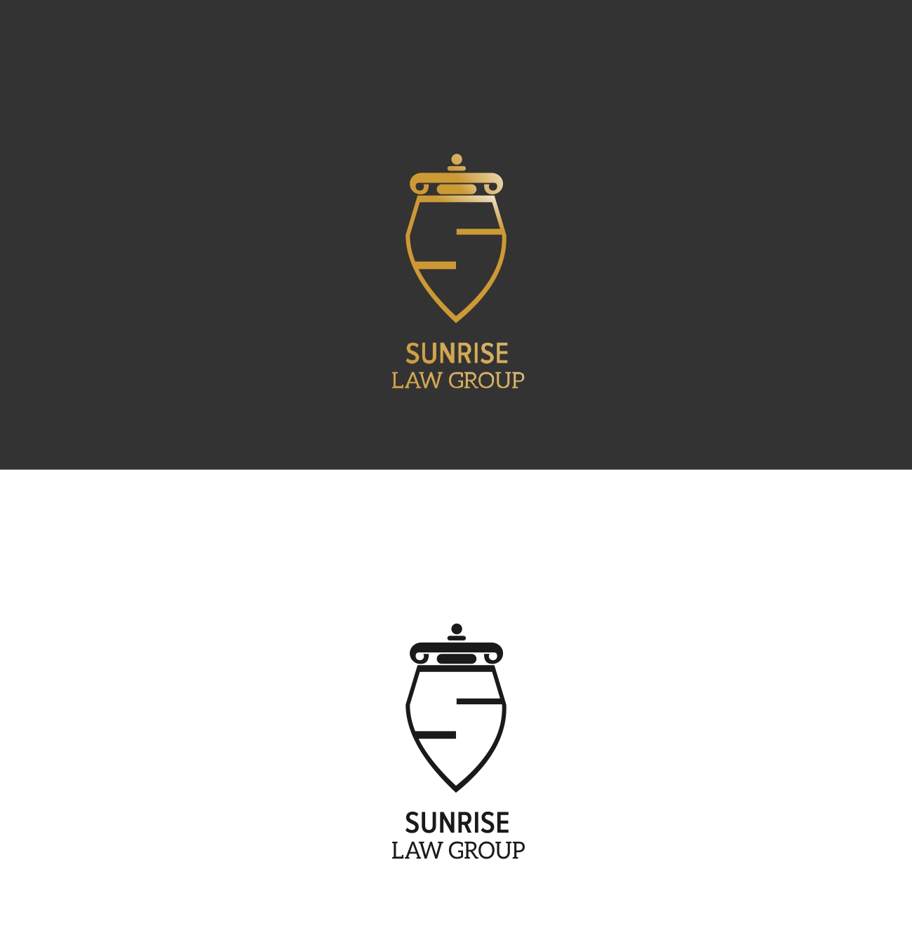 Logo Design by DyzDesign for Sunrise Law Group | Design #17480154