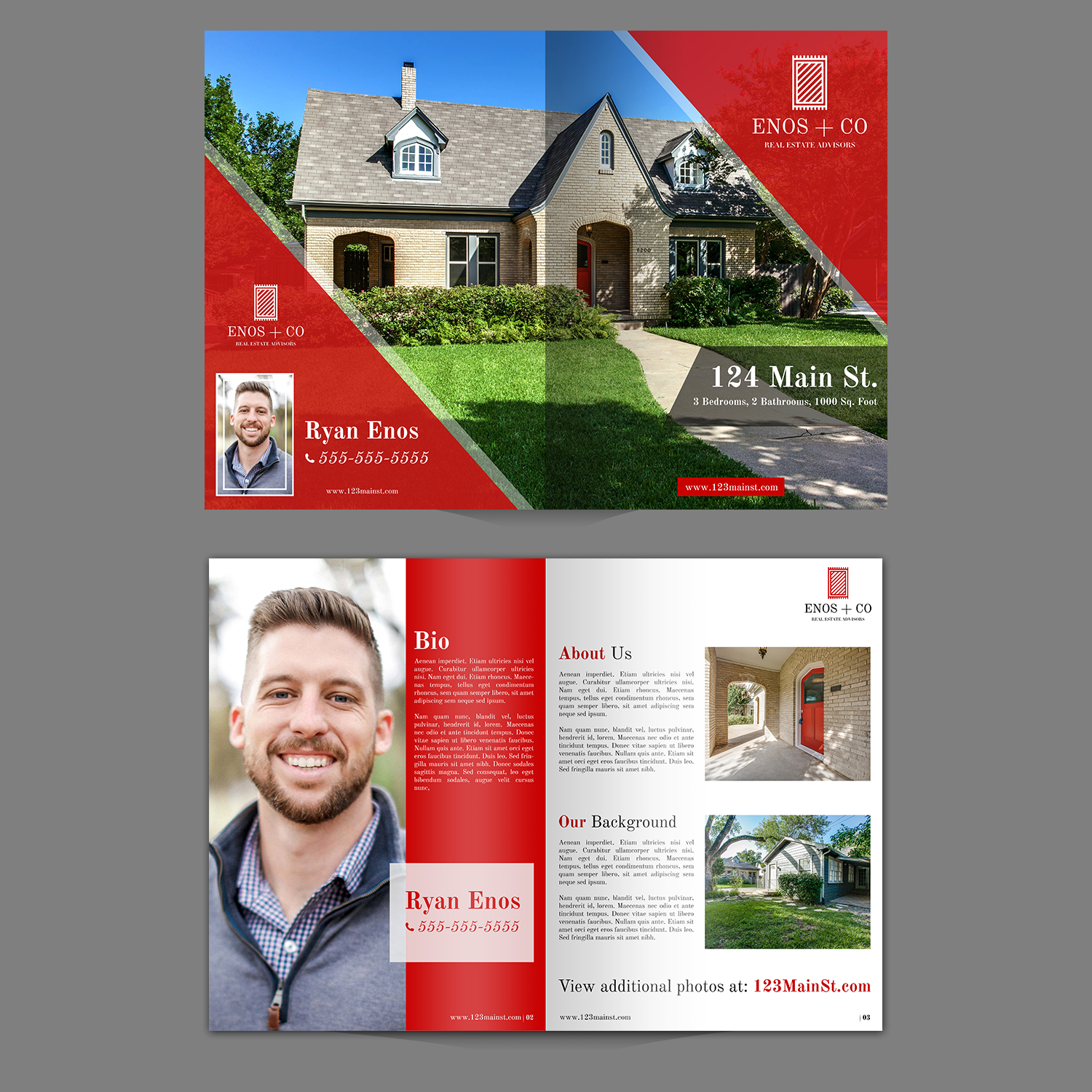 Brochure Design by aspiremedia for Enos + Co Real Estate Advisors | Design #17408415
