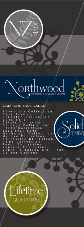 Banner for in a retail store advertising our brand - we manufacture NZ Made Bedroom Furniture.   | Banner Ad Design by Tildinaz