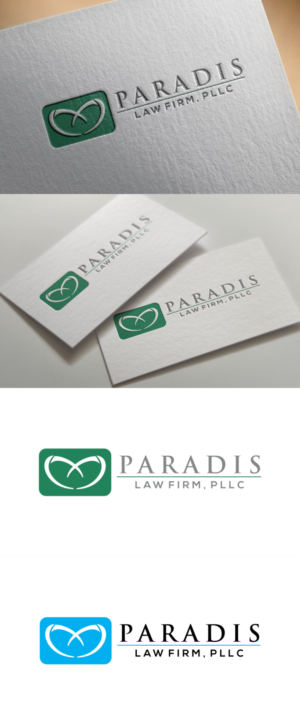 Paradis Law Firm, PLLC | Logo Design by fatiyadesign