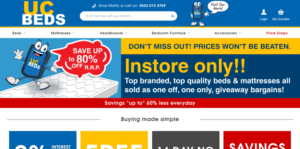 We are a bed retailer and require a Banner for my new website which stands out from the crowd. | Banner Ad Design by Kristina Andonoff