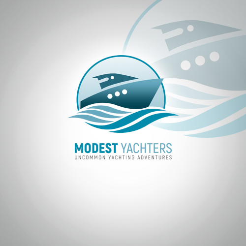 Logo Design by Ivan Alcantara for Modest Yachters | Design #17382340