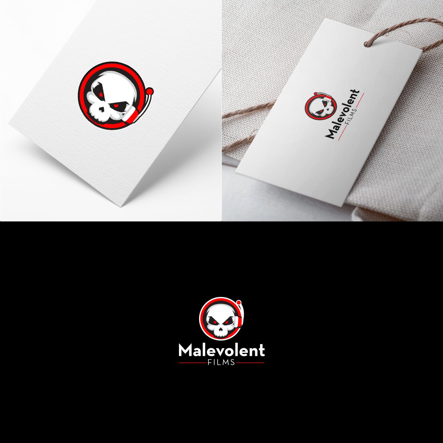 Logo Design by Farooq Zahid for Malevolent Films | Design #17404687