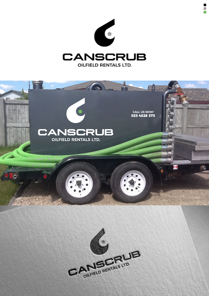 Diseño de Logo por christianpoetoe para CanScrub oilfield rentals ltd  | Diseño #17383072