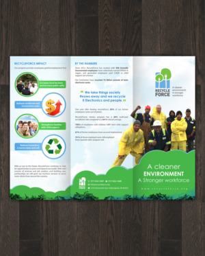 Broschüren-Design von debdesign für RecycleForce | Design: #17402993