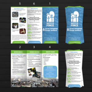 Re-Entry + Recycling: Changing the Environment, Changing Lives  | Brochure Design by aspiremedia