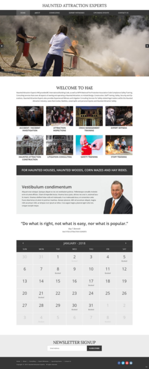 Web Design by pb for Haunted Attraction Expert LLC | Design: #17396221