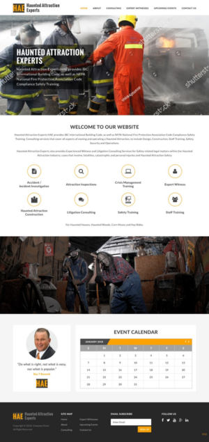 Web Design by pb for Haunted Attraction Expert LLC | Design: #17396232