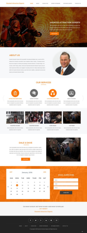 Web Design by pb for Haunted Attraction Expert LLC | Design: #17403501