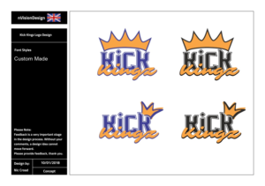 Diseño de Logo por nvisiondesign.co.uk para Kick Kingz | Diseño: #17390449