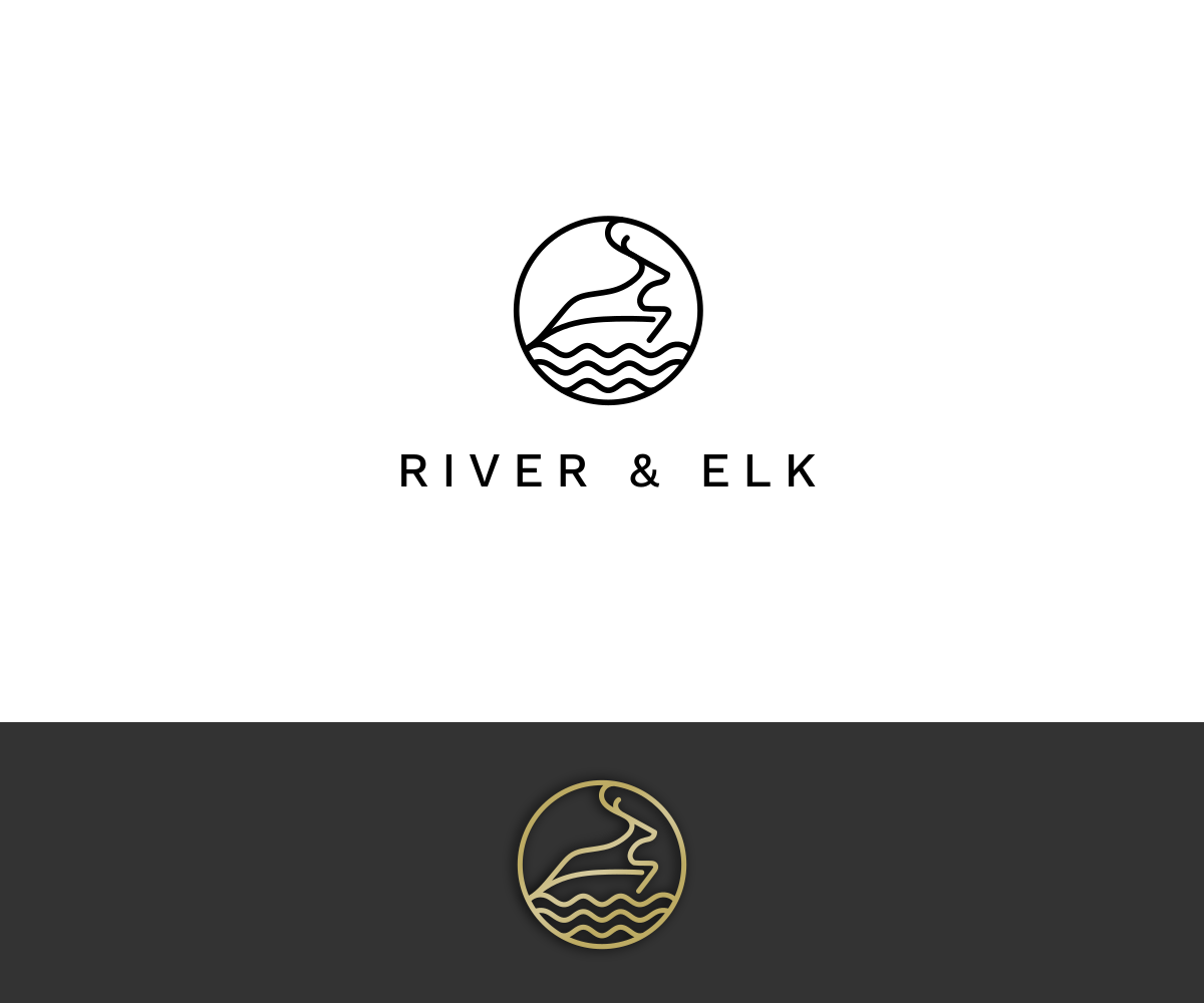 Logo Design by VGB for River & Elk | Design #17466819
