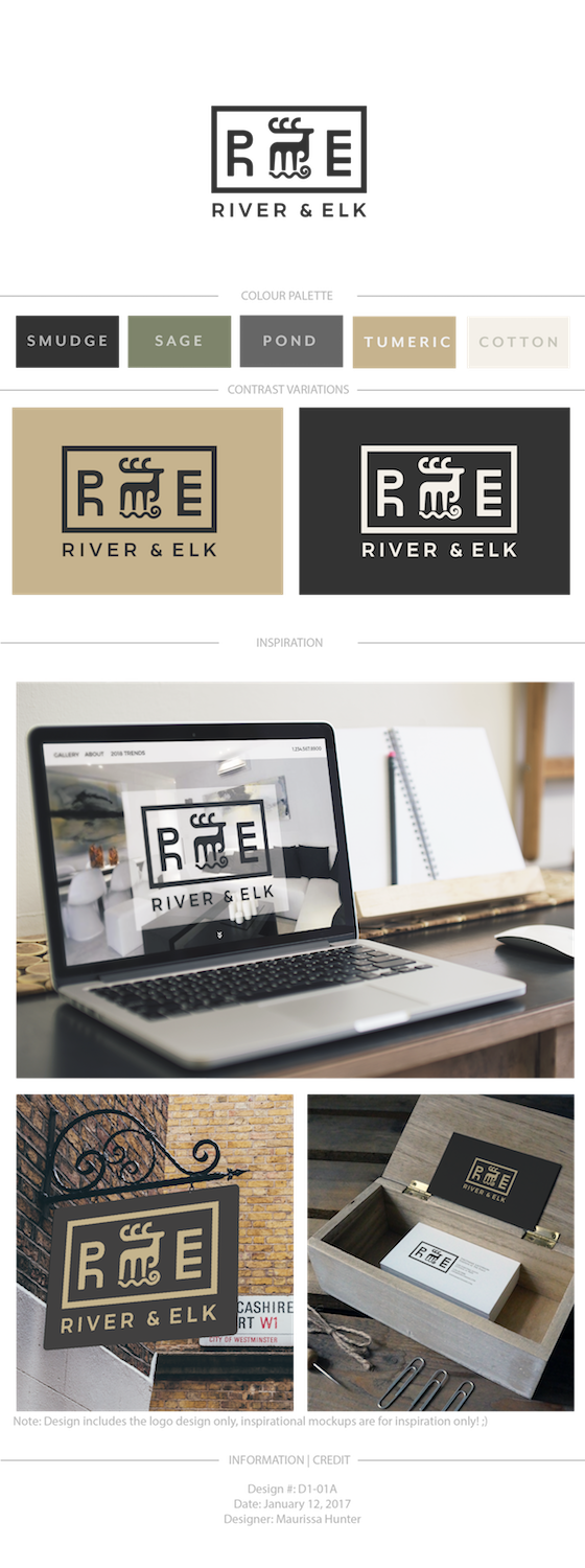 Logo Design by Maurissahunter for River & Elk | Design #17444870