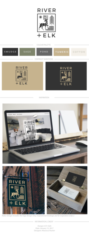 Logo Design by Maurissahunter for River & Elk | Design: #17444900