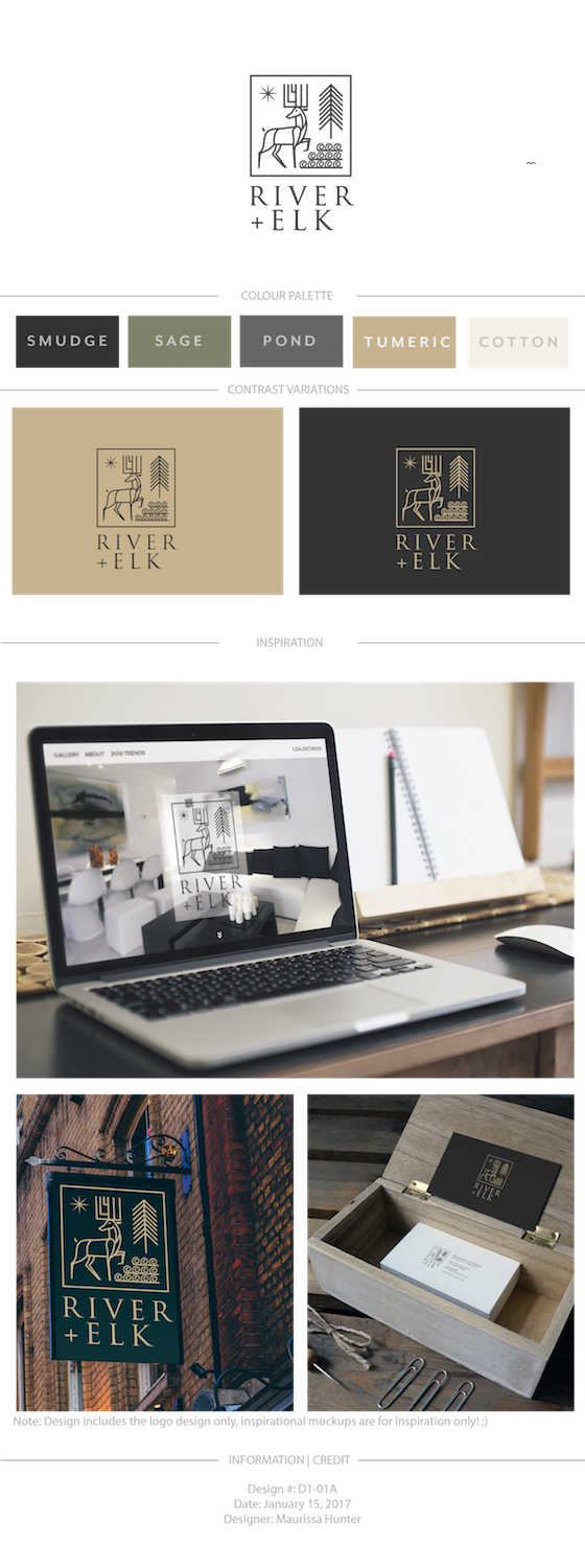 Logo-Design von Maurissahunter für River & Elk | Design #17444901