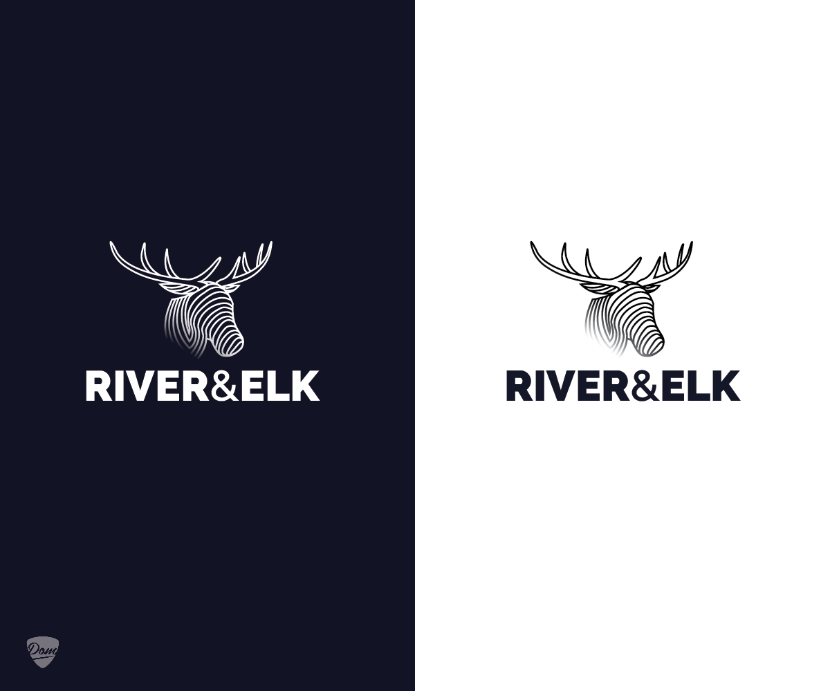 Logo Design by Rama Dom™ for River & Elk | Design #17438757
