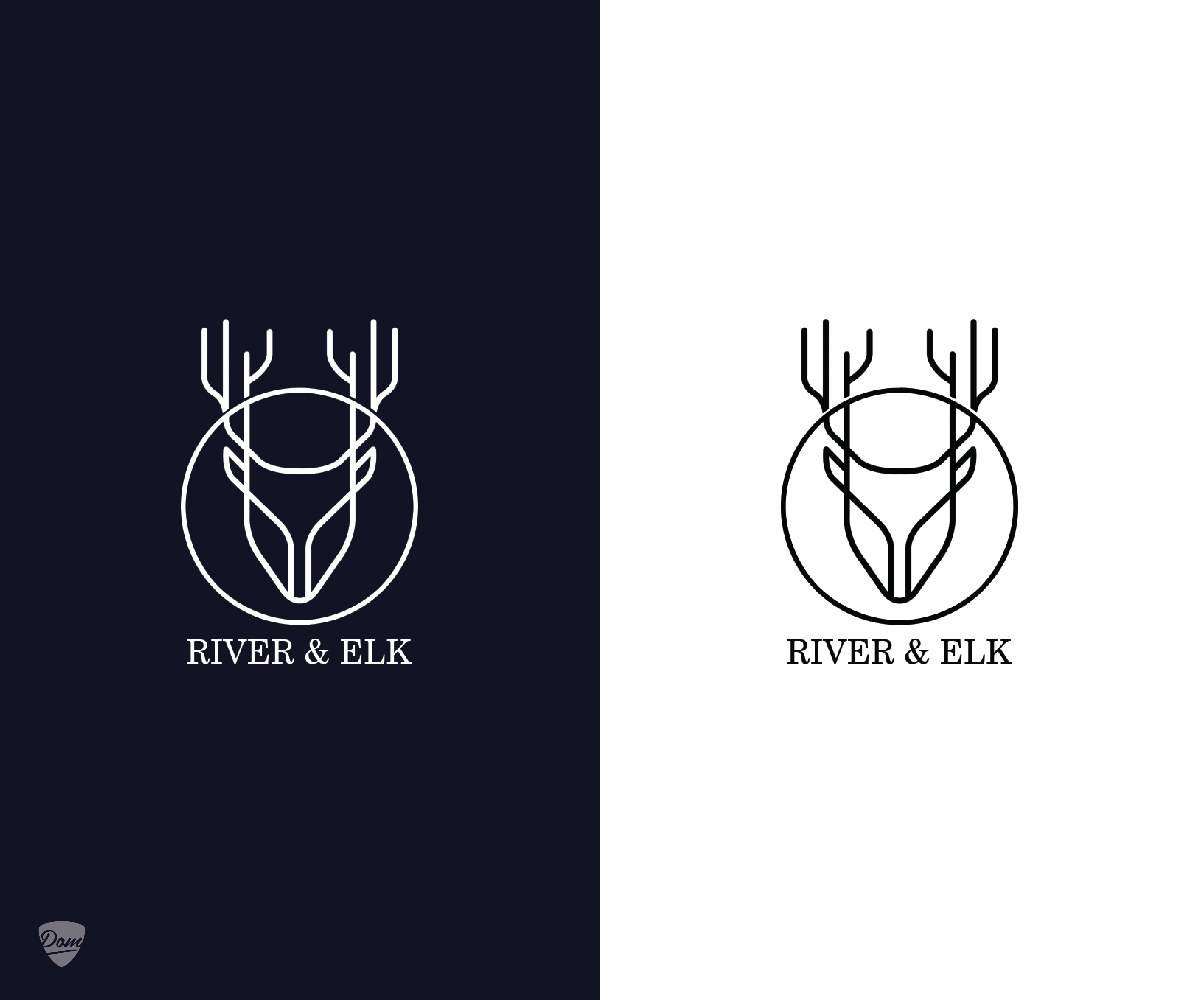 Logo Design by Rama Dom™ for River & Elk | Design #17438893