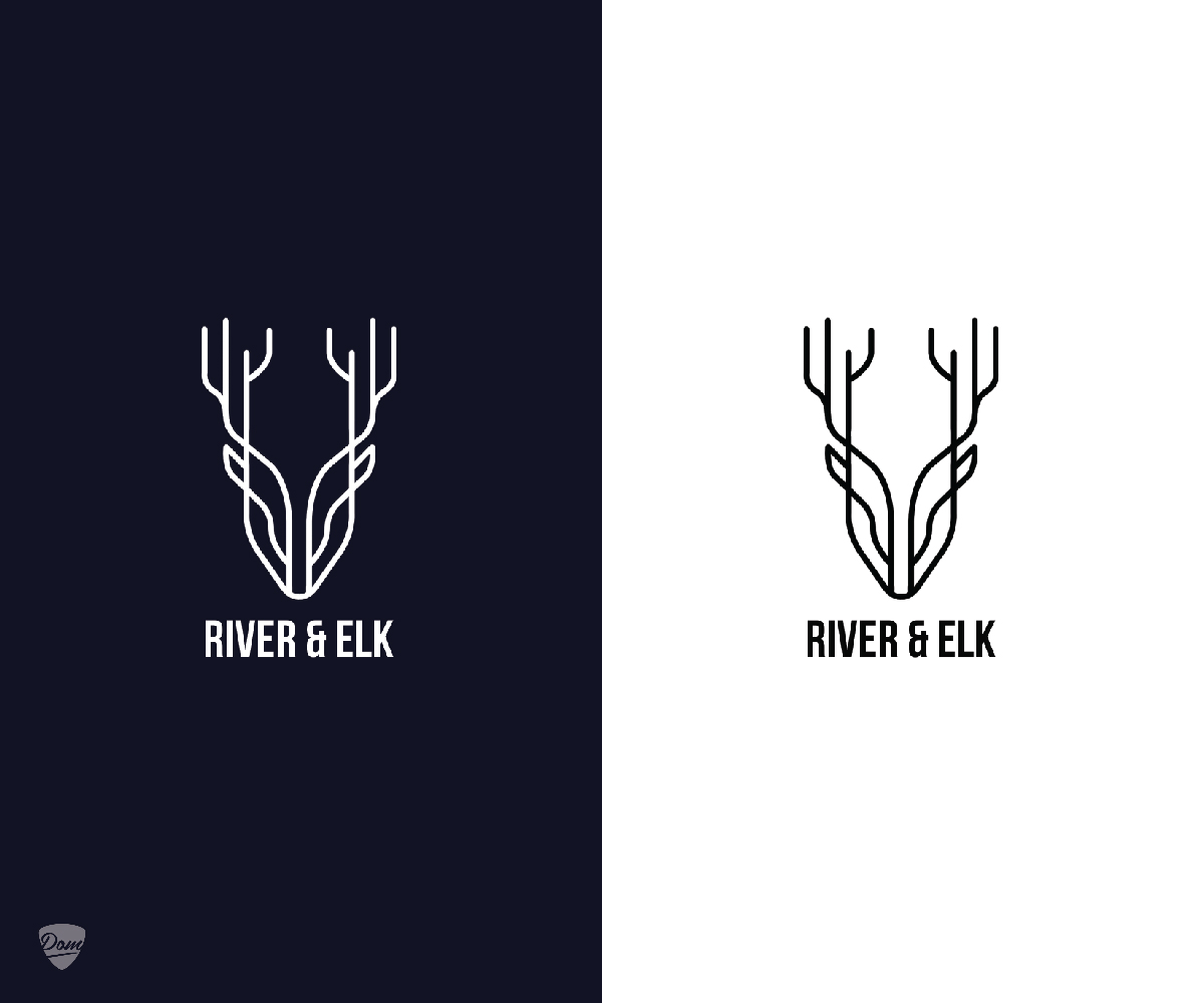 Logo Design by Rama Dom™ for River & Elk | Design #17438934