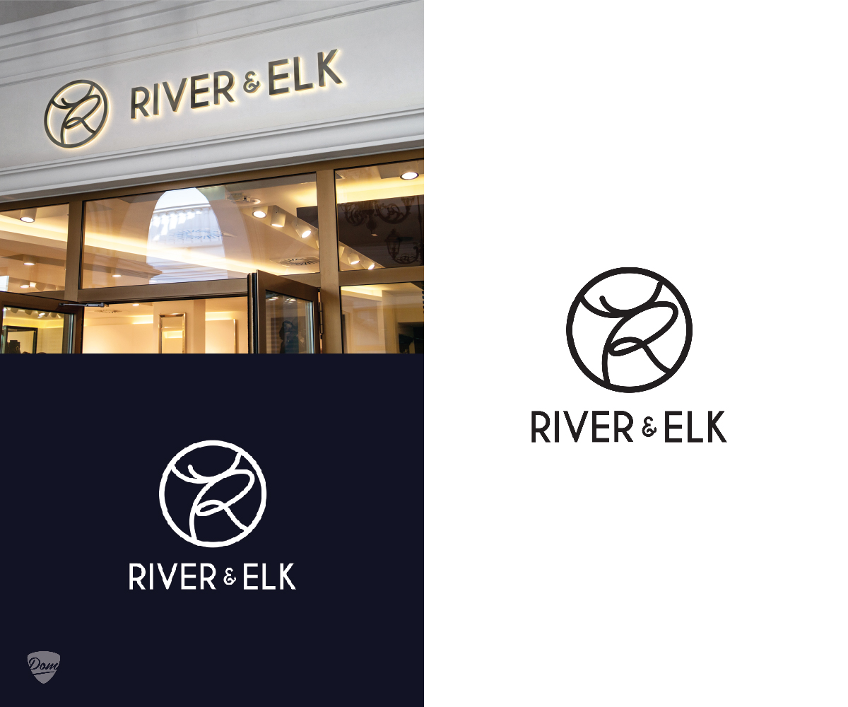 Logo Design by Rama Dom™ for River & Elk | Design #17449759