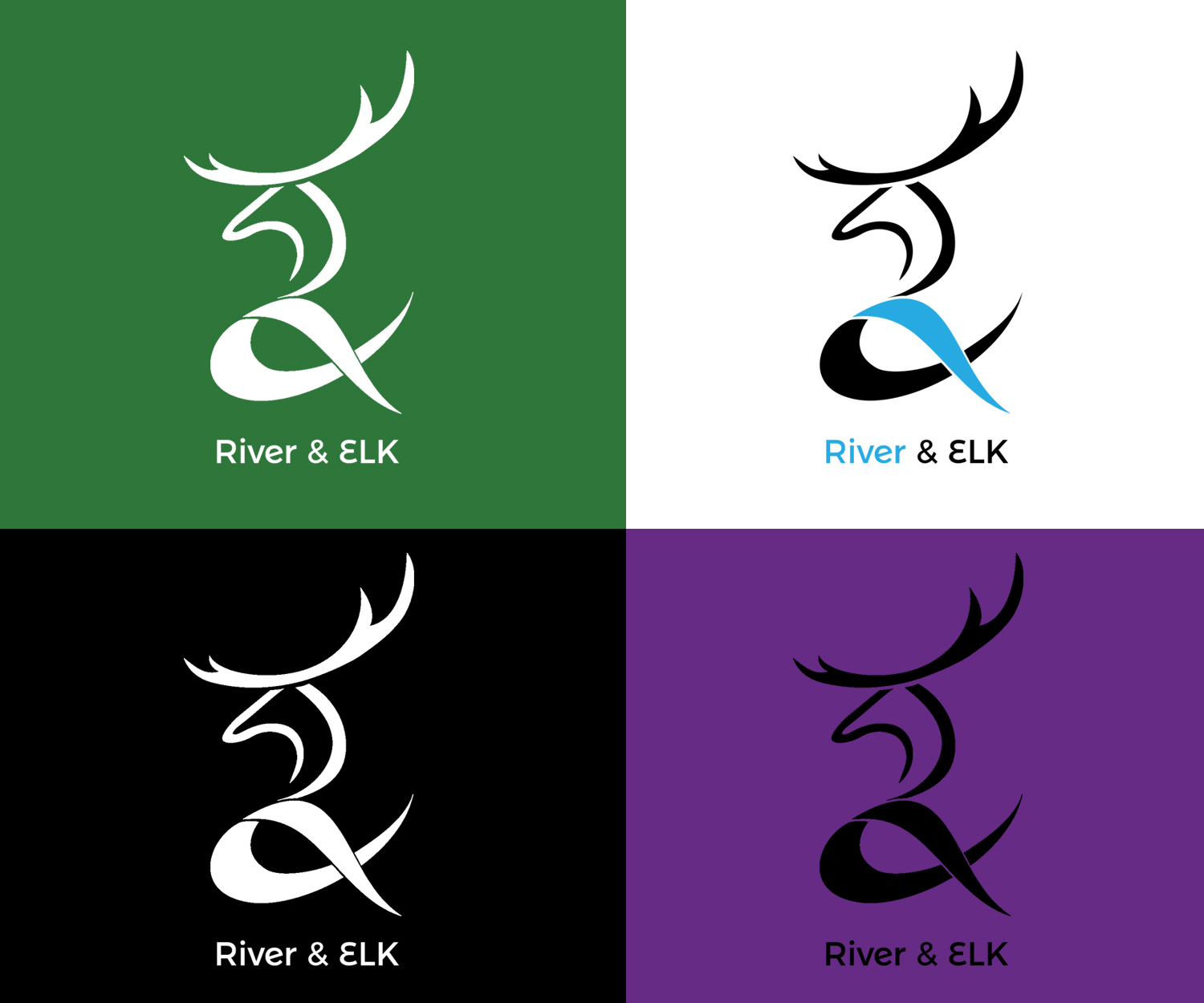 Logo Design by GrfKol for River & Elk | Design #17416440