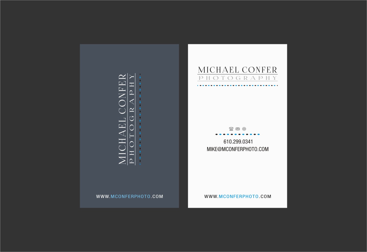 Visitenkarten-Design von INDIAN_Ashok für Michael Confer Photography | Design #17396497