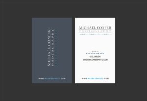 Diseño de Tarjeta de Presentación por INDIAN_Ashok para Michael Confer Photography | Diseño: #17396497