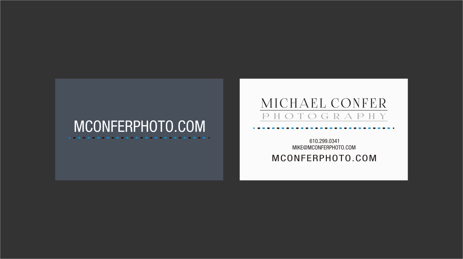Visitenkarten-Design von INDIAN_Ashok für Michael Confer Photography | Design #17396498