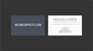 Visitenkarten-Design von INDIAN_Ashok für Michael Confer Photography | Design: #17396501