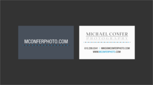 Visitenkarten-Design von INDIAN_Ashok für Michael Confer Photography | Design: #17396502