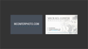 Diseño de Tarjeta de Presentación por INDIAN_Ashok para Michael Confer Photography | Diseño: #17396504