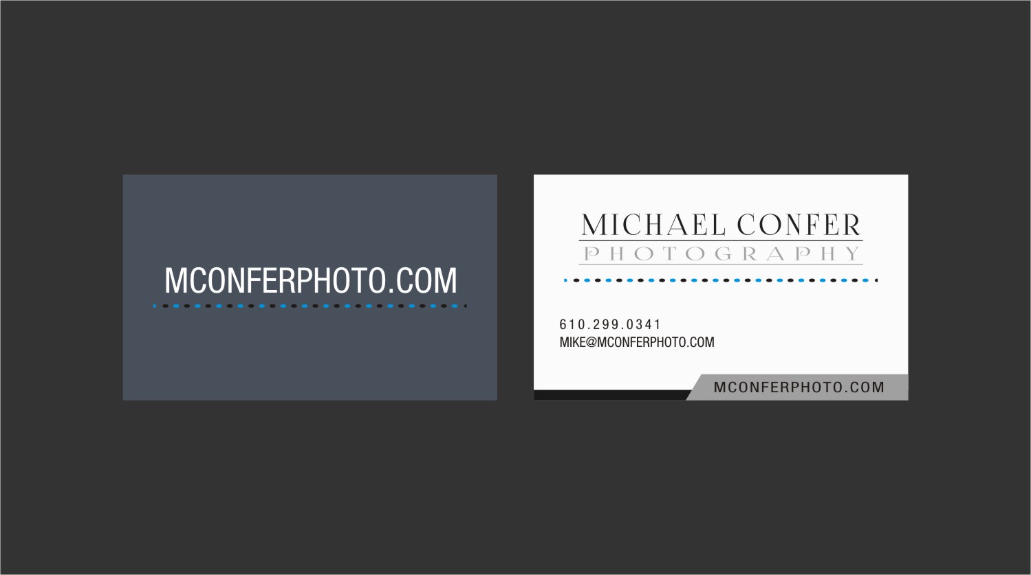 Business Card Design by INDIAN_Ashok for Michael Confer Photography | Design #17396506