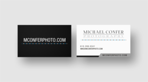 Diseño de Tarjeta de Presentación por INDIAN_Ashok para Michael Confer Photography | Diseño: #17397000