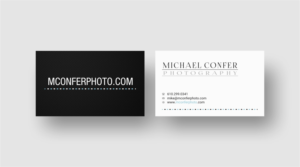 Business Card Design by INDIAN_Ashok for Michael Confer Photography | Design: #17419076