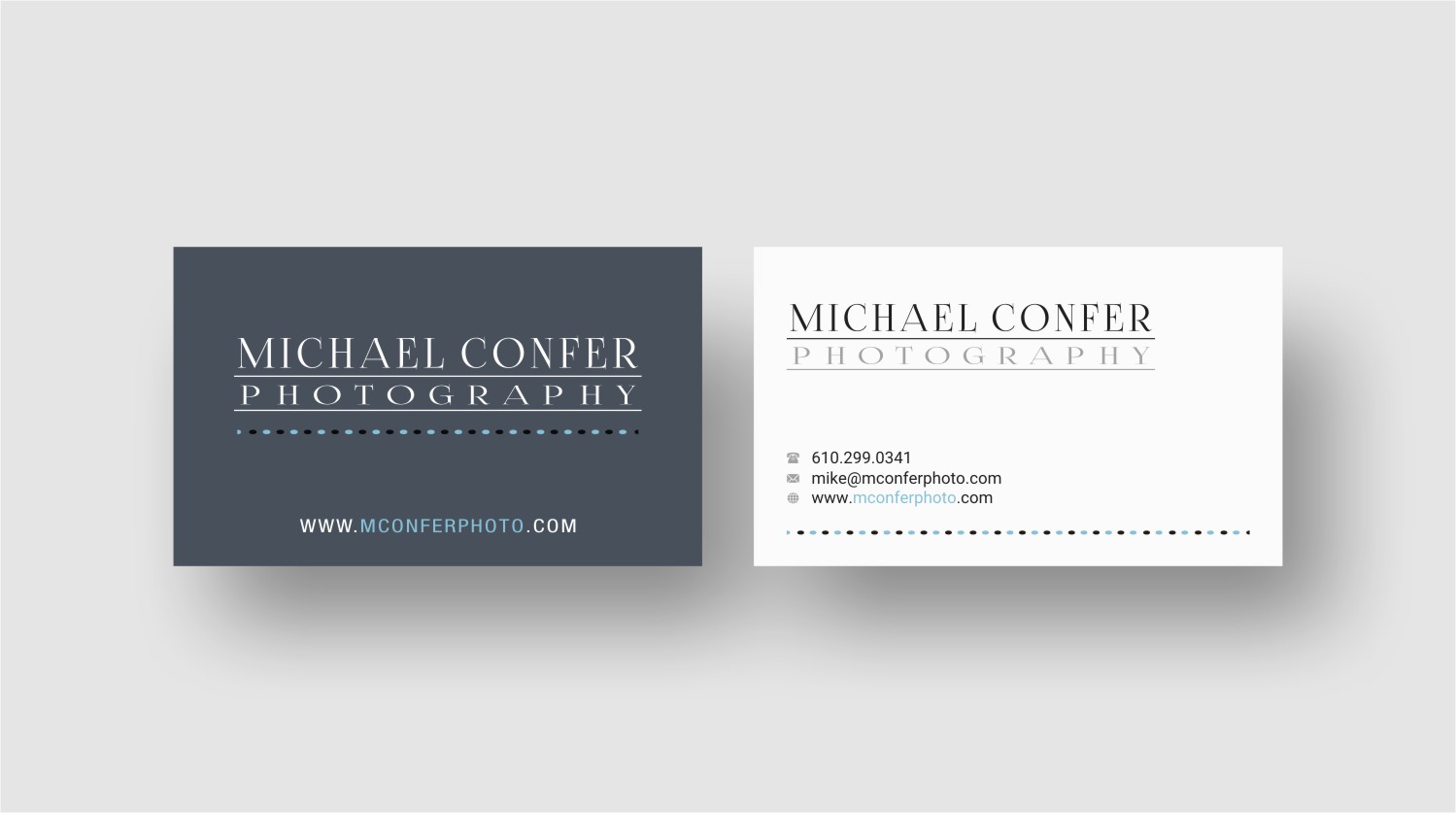 Business Card Design by INDIAN_Ashok for Michael Confer Photography | Design #17419077