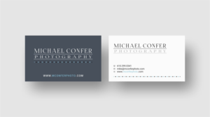 Visitenkarten-Design von INDIAN_Ashok für Michael Confer Photography | Design: #17419077