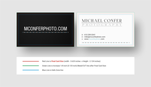 Business Card Design by INDIAN_Ashok for Michael Confer Photography | Design: #17420522