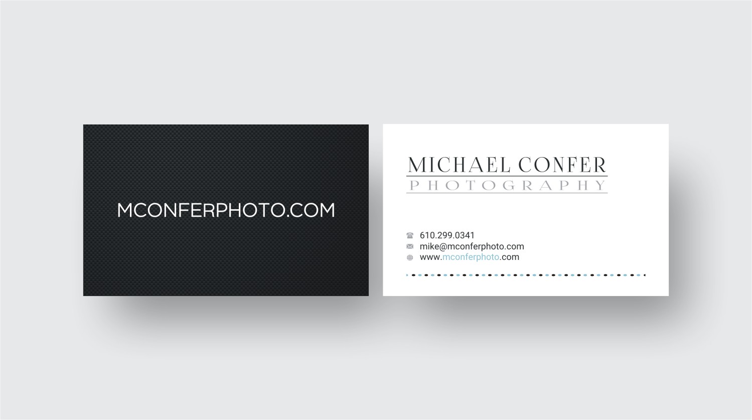 Business Card Design by INDIAN_Ashok for Michael Confer Photography | Design #17432657