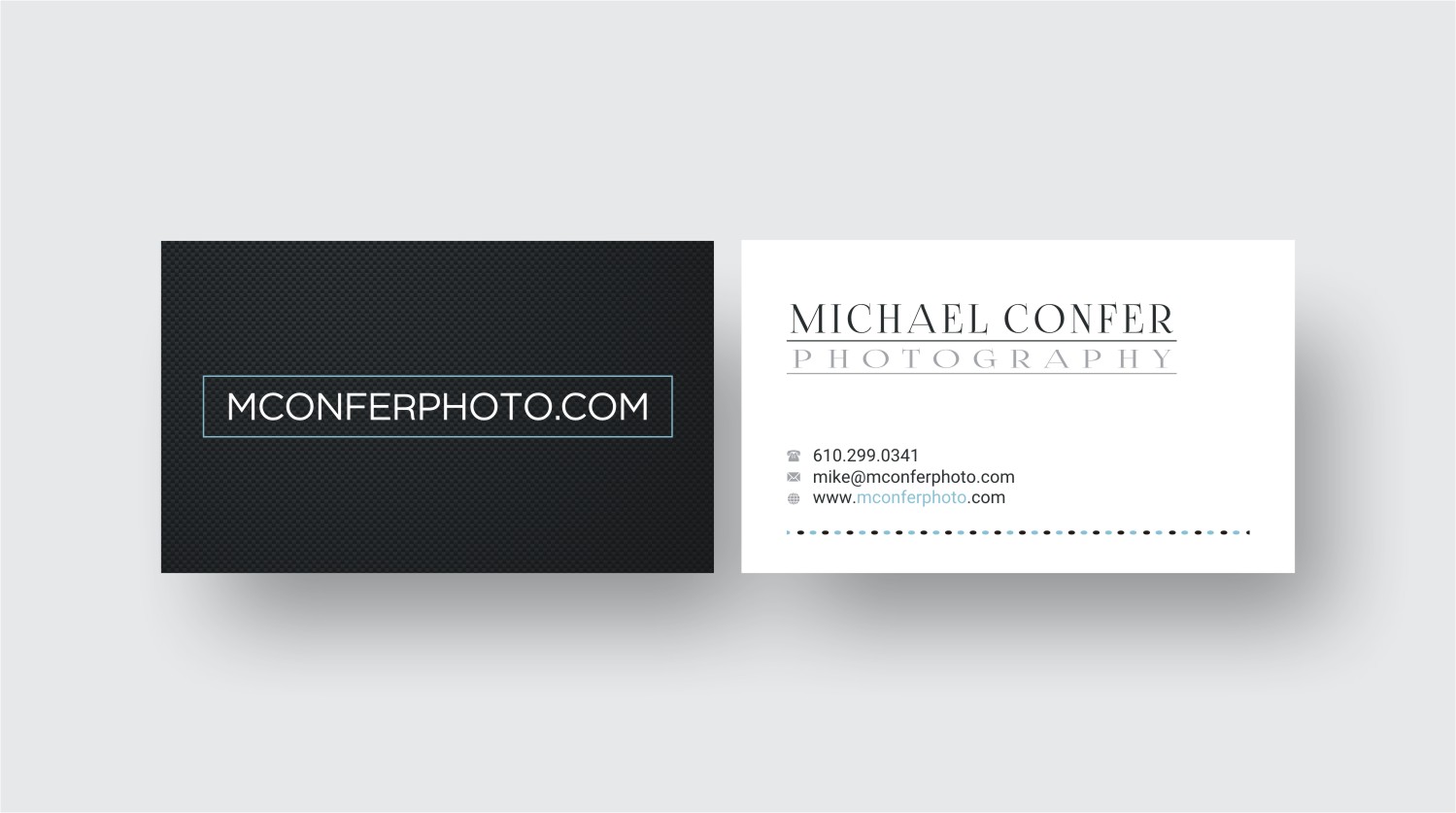 Business Card Design by INDIAN_Ashok for Michael Confer Photography | Design #17432658