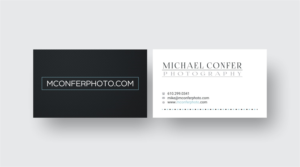 Business Card Design by INDIAN_Ashok for Michael Confer Photography | Design: #17432658